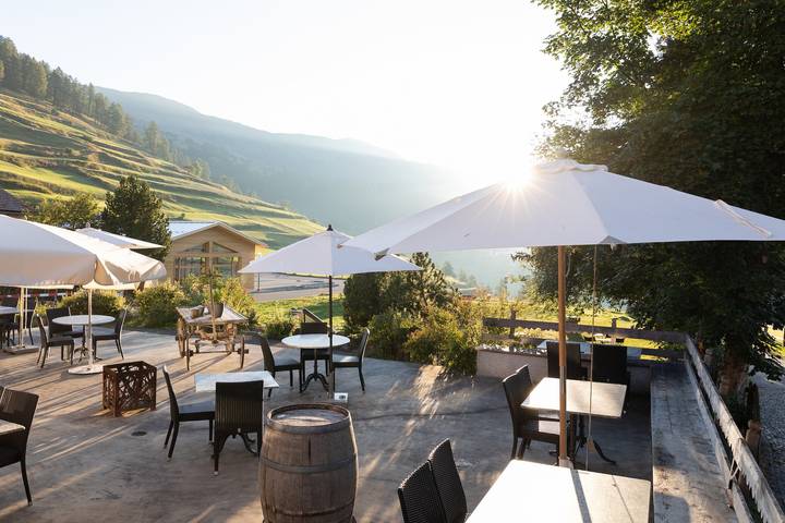 Meisser Lodge - kleines Doppelzimmer zur Einzelbelegung in Guarda Staziun, Guarda