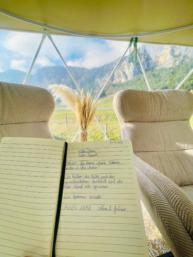 Glamping Hohe Wand - Kuppelzelt "Bergblick" mit Sternenfenster in Hohe Wand, Wiener Alpen