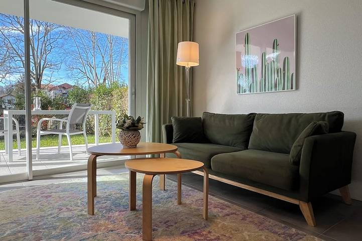 Appartement de vacances pour 2 personnes, avec jardin et terrasse, animaux acceptés