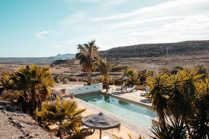 Casa rural para 2 personas, con jardín además de piscina y vistas, Se admiten mascotas en Cabo de Gata - 4