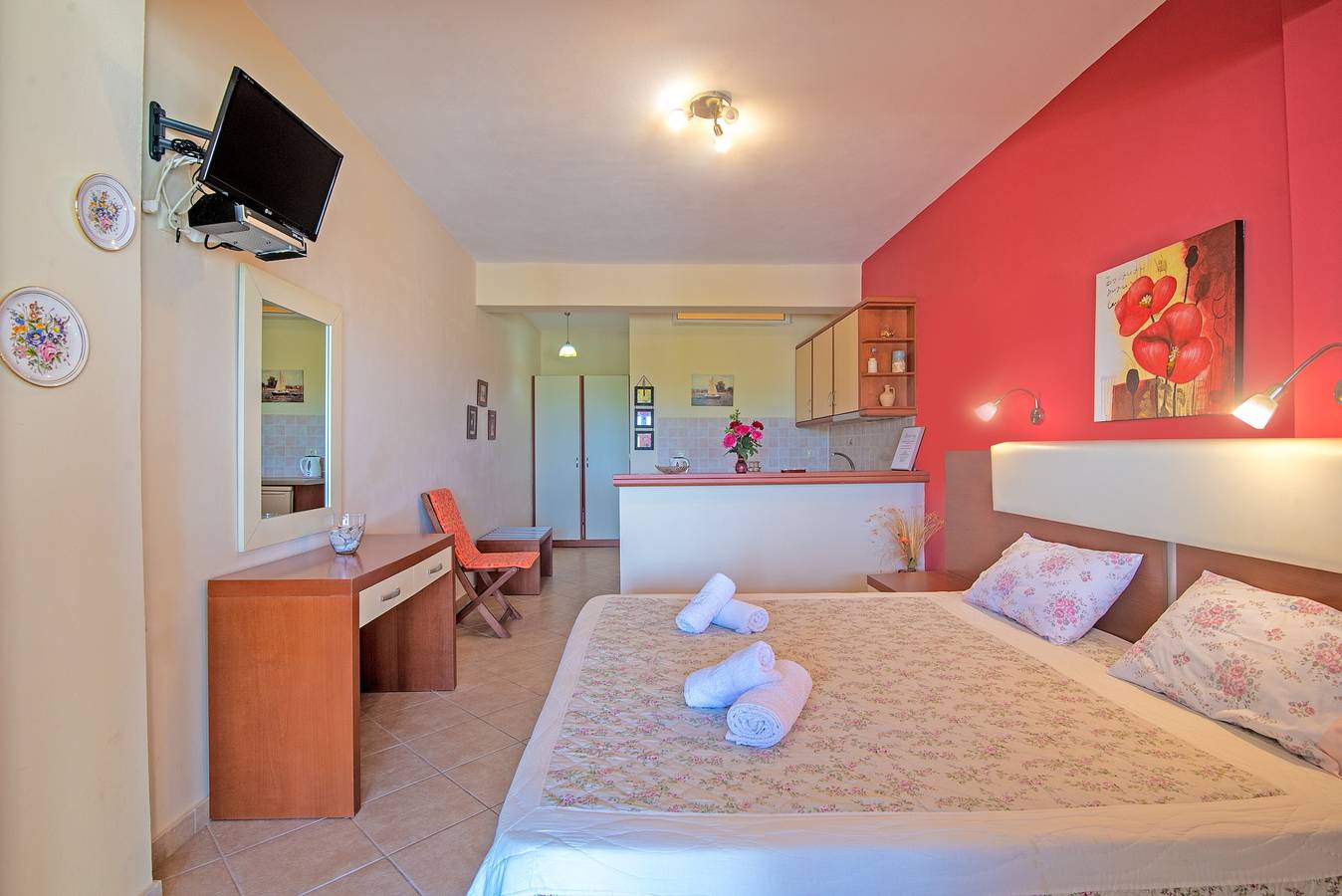 Entire studio, Apartment 'Villa Pepy Studio 1' close to the Beach with Garden & Wi-Fi in Corfu