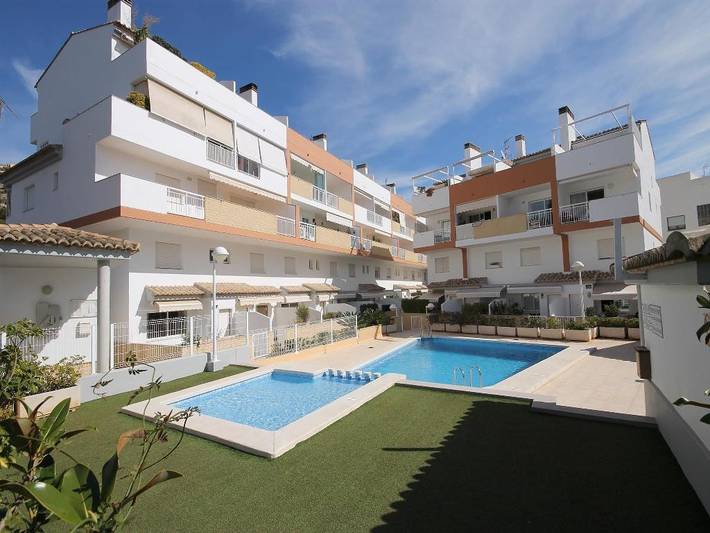 Apartament wakacyjny dla 4 osób, z basen dla dzieci i basen oraz taras w Jávea