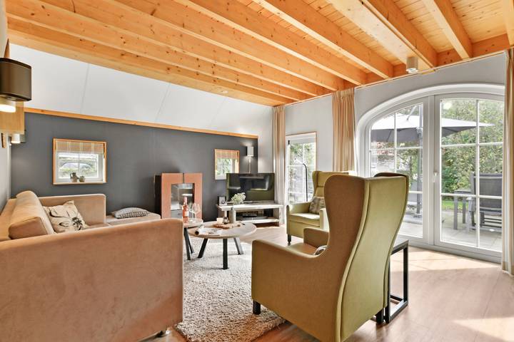 Bungalow für 4 Personen, mit Balkon/Terrasse und Terrasse sowie Sauna in Overijssel - 4