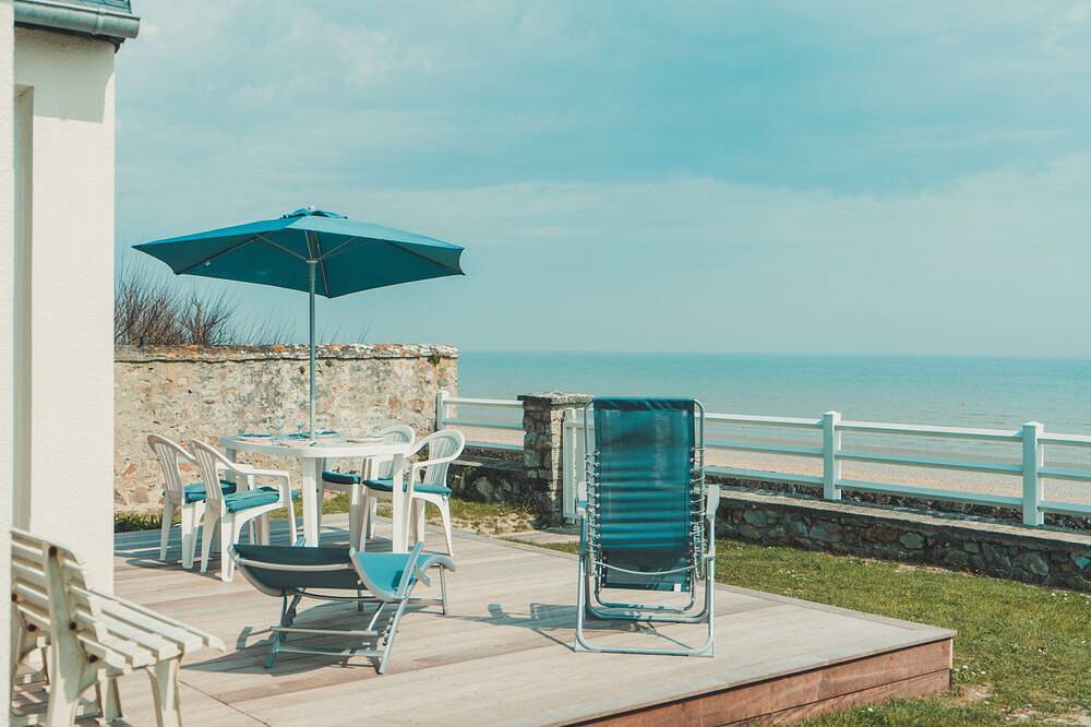 Villa aan het water in Quinéville, Cherbourg en omgeving