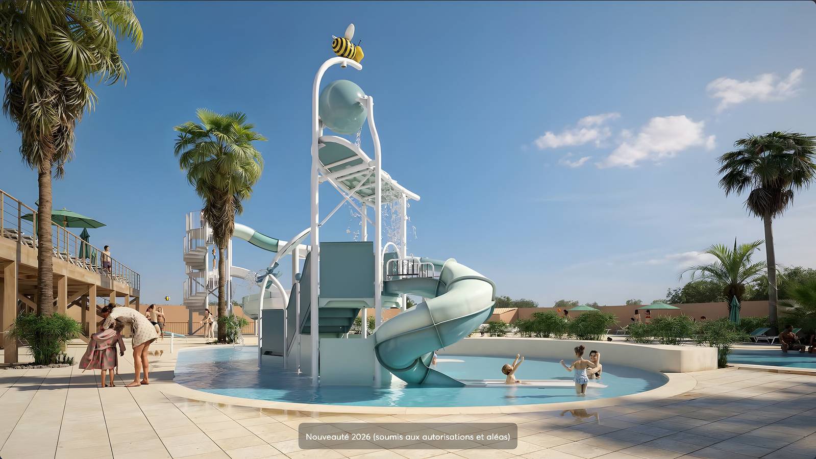 Mobilhome 'Mobilhome 4-6 Personnes' avec piscine partagée, terrasse privée et climatisation in Côte Vermeille, Argelès-sur-Mer