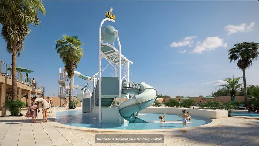 Camping pour 5 personnes, avec bassin pour enfant à Argelès-sur-Mer - 2