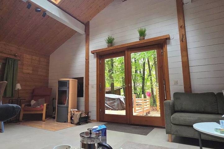 Chalet für 4 Personen, mit Garten und Terrasse, mit Haustier