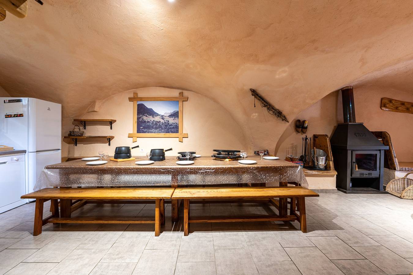 Chalet 'De Charme À La Montagne' mit Bergblick, privater Terrasse und Wlan in La Léchère, Le Grand Domaine