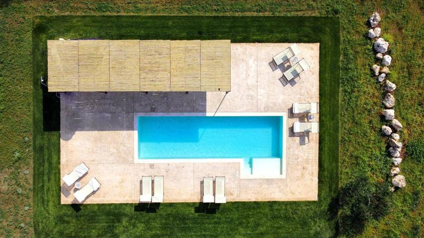 Ferienwohnung für 2 Personen, mit Garten und Pool sowie Ausblick in Corigliano d'Otranto