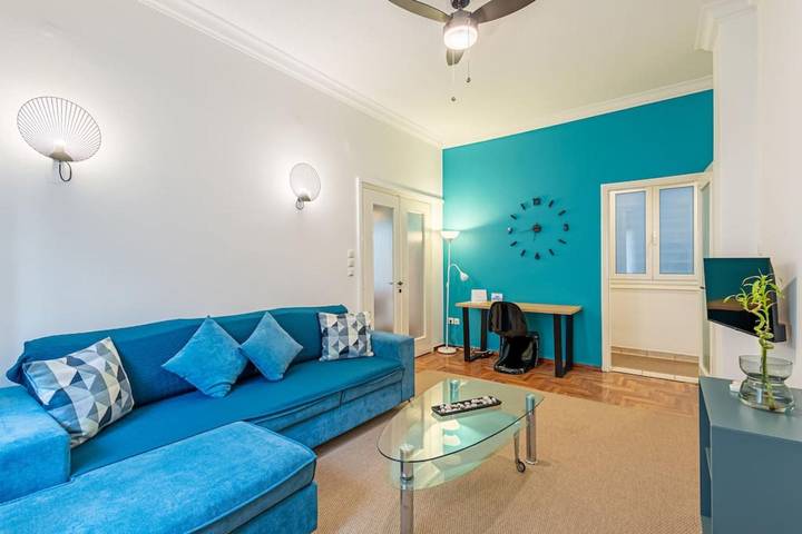 Gîte pour 4 personnes, avec balcon et jardin, adapté aux familles à Athènes - 2