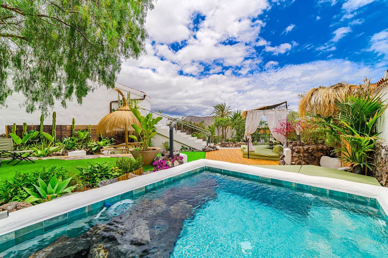 Casa Vacacional 'Oceania A' con Vistas al Mar, Wi-Fi y Aire Acondicionado in Chayofa, Arona 