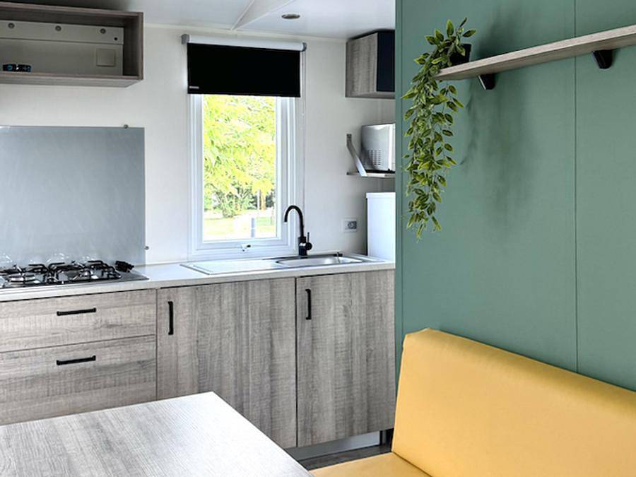 Camping La Nouvelle Croze - Mobilheim 4 personen - Komfort in Rouffignac-Saint-Cernin-de-Reilhac, Périgord Noir