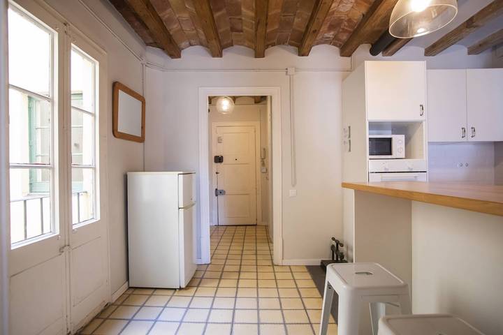 Ganze Wohnung, Ferienwohnung für 4 Personen mit Balkon in Barcelona Zentrum, Barcelona