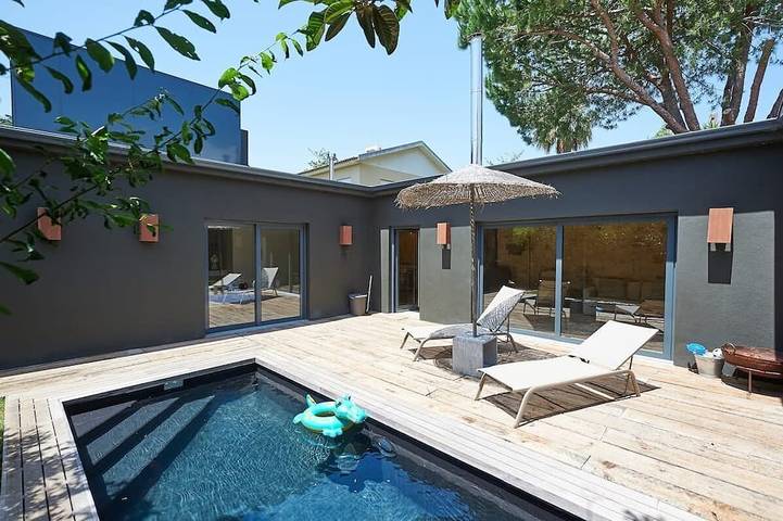 Ferienhaus für 6 Personen, mit Terrasse und Garten