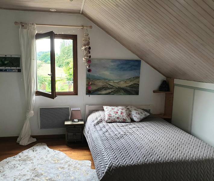 Chambre d’hôte pour 2 personnes, avec jardin et vue
