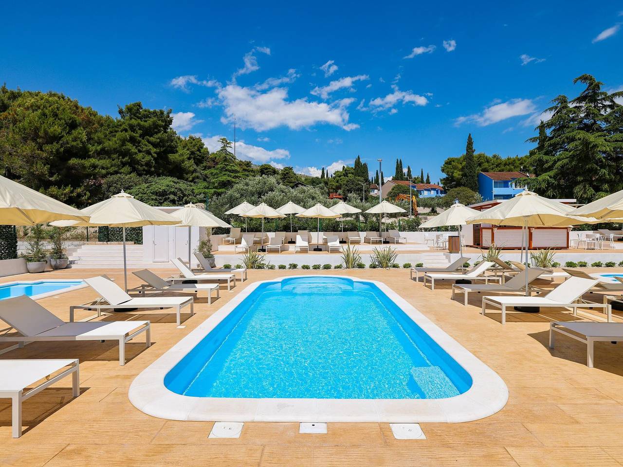 Ganze Wohnung, Apartements Medena in Seget Donji mit Poolanlage in Seget Vranjica, Split-Dalmatien