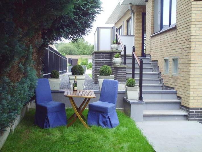 Gîte pour 2 personnes, avec sauna ainsi que jardin et vue à Ninove