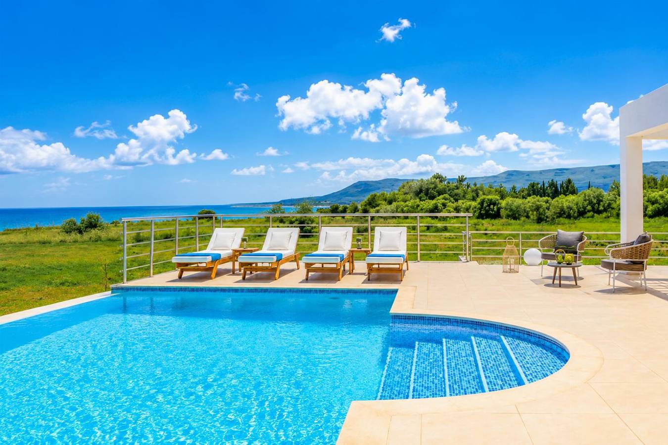 Chalet para 5 personas con terraza in Cefalonia