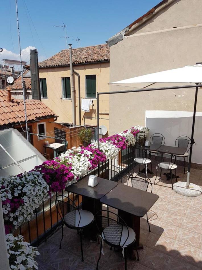 BnB für 3 Personen, mit Terrasse in Venedig