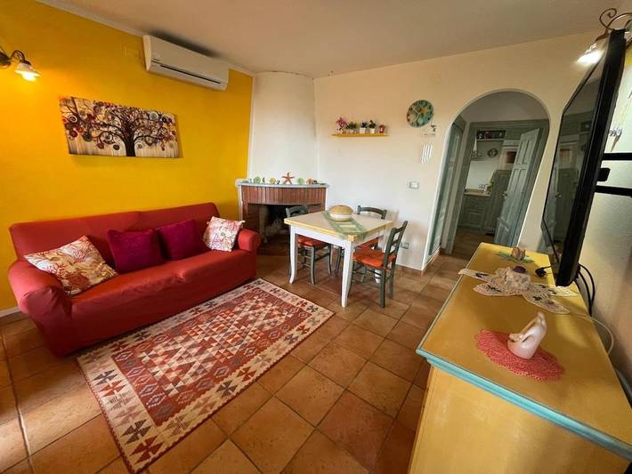 Ferienwohnung für 3 Personen, mit Ausblick und Garten