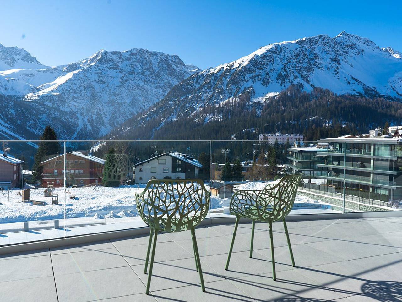 Ganze Ferienwohnung, Sunrise2sunset - Penthouse mit 2 Schlafzimmer und 2 Badezimmer in Arosa, Plessur Alpen