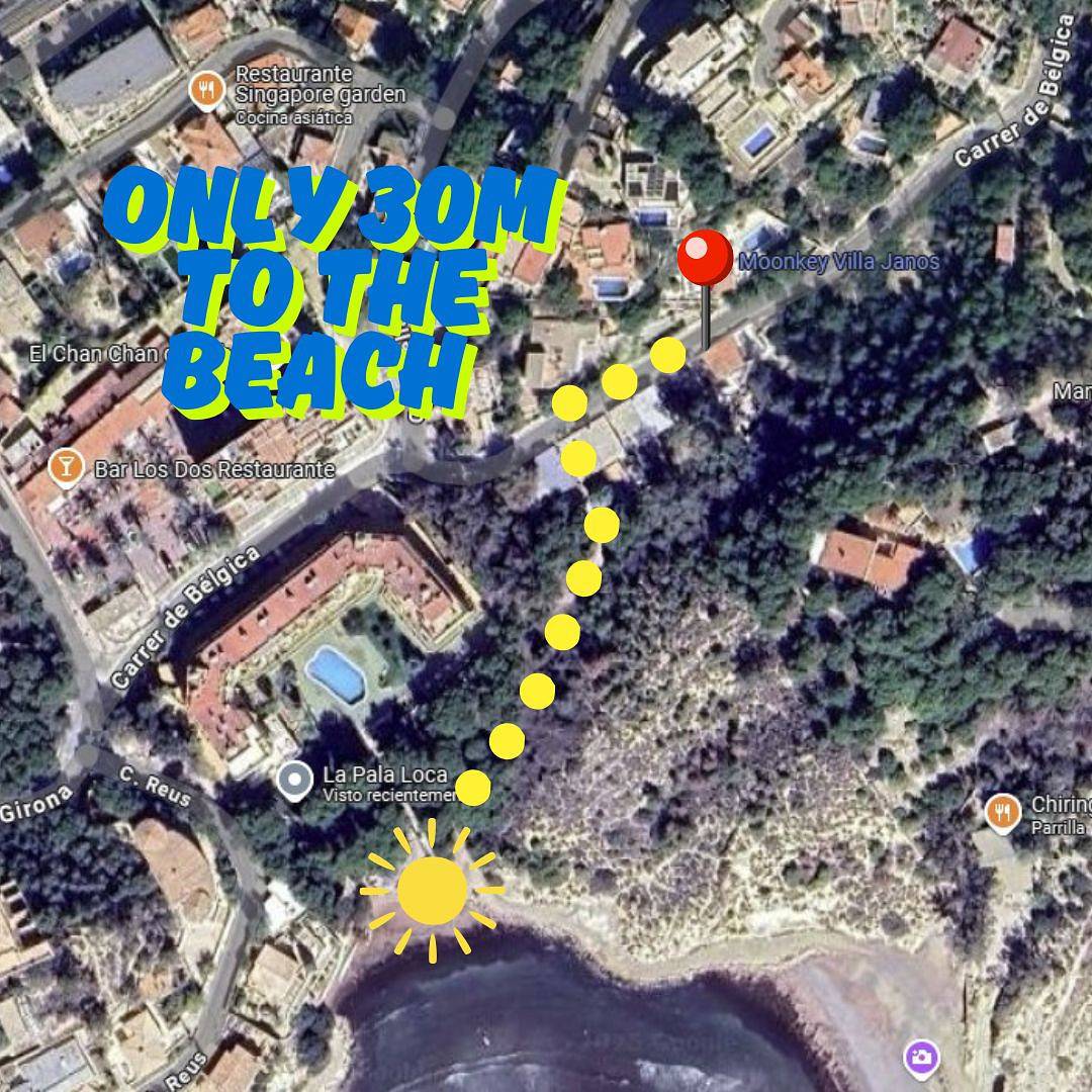 The Ocean Retreat - Beach Villa 30m next to the sea in El Campello, Costa Blanca