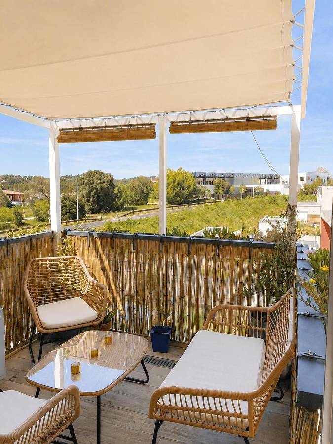 Appartement de vacances pour 4 personnes, avec Terrasse et Vue