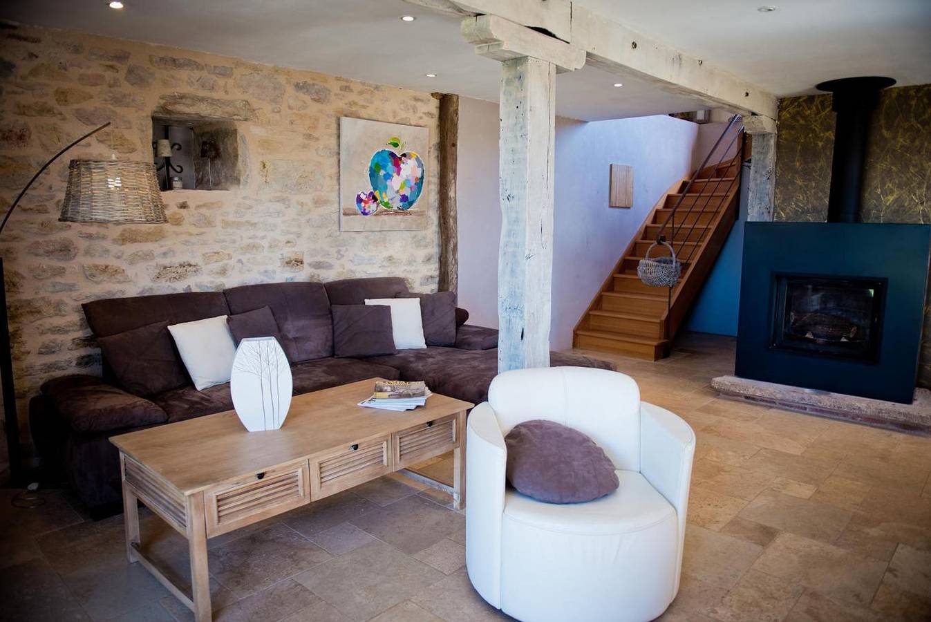 Casa de huéspedes para 8 personas con terraza in Alvignac, Parque Natural Regional Causses du Quercy