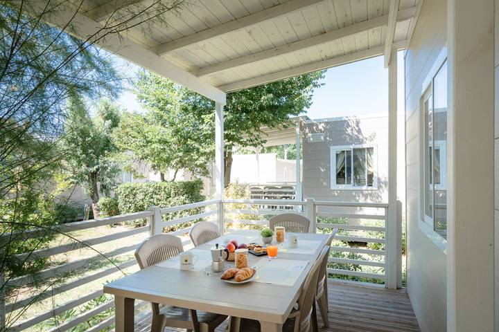 Appartamento intero, La Risacca Family Camping Village Lodge Superior Family für 6 Personen in Porto Sant'Elpidio, Provincia di Fermo