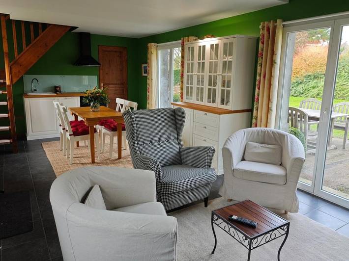Maison de vacances pour 4 personnes, avec Terrasse ainsi que Jardin et Vue