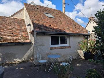 Gîte pour 3 personnes, avec vue et jardin à Saint-Laurent-Nouan