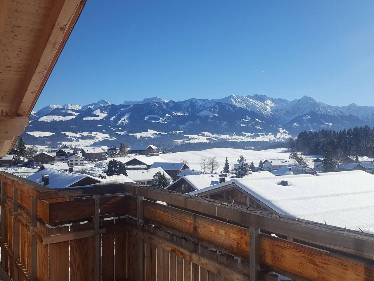 Ganze Ferienwohnung, Ferienwohnungen "Am Fahnen" - Ferienwohnung Rubihorn - 2 Schlafzimmer, Balkon in Ofterschwang, Bayerisch Schwaben