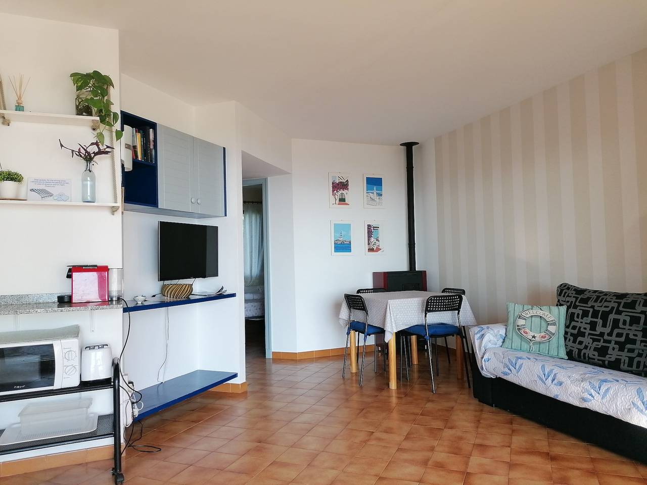 Appartement Miramar in Son Bou met groot terras, zeezicht en privézwembad in het groen, foto 7