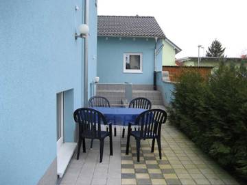 Ferienwohnung für 3 Personen, mit Terrasse und Garten in Rust