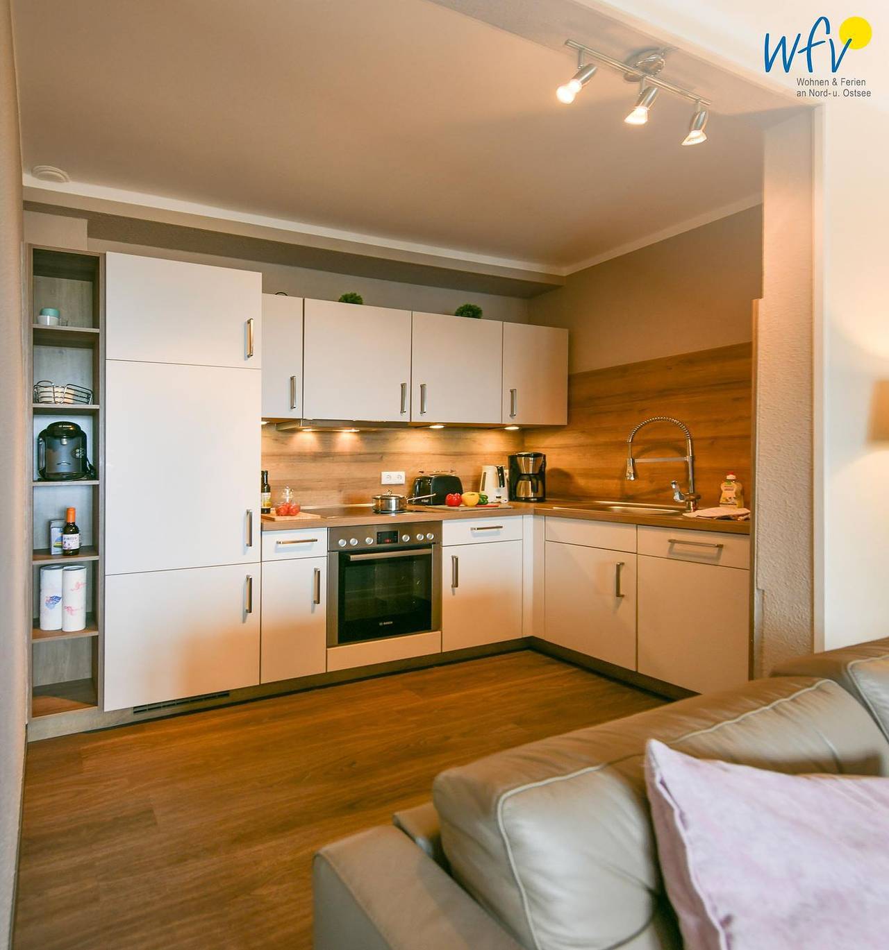 Ganze Wohnung, Komfortable Ferienwohnung im Haus Südwind auf Wangerooge mit Meerblick und Strandnähe in Wangerooge