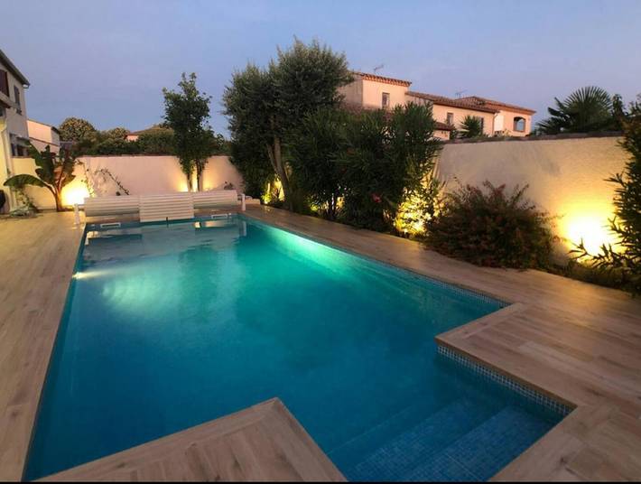 Villa pour 8 personnes, avec piscine et jardin, animaux acceptés à Lattes - 3
