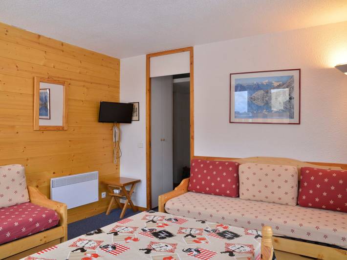 Gîte pour 5 personnes, avec balcon et piscine dans Plagne Bellecote - 4