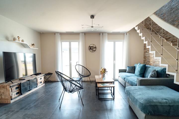 Maison de vacances pour 8 personnes, avec terrasse et jardin à Arcachon