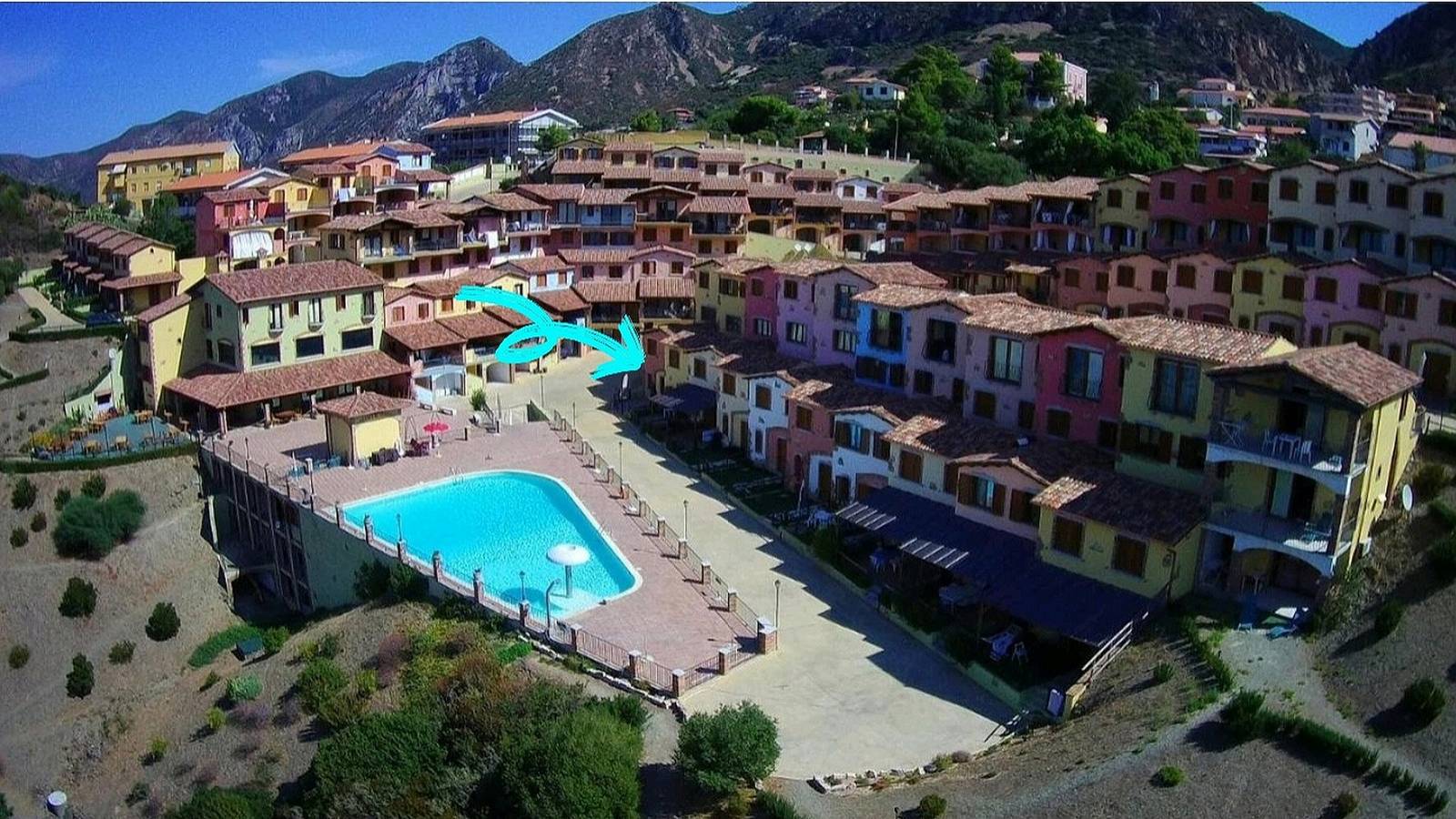 Villa L'Estasi Tanca Piras junto a la piscina in Nebida, Iglesias