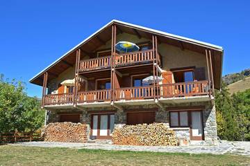 Gîte pour 5 personnes, avec terrasse, animaux acceptés dans L'Alpe d'Huez