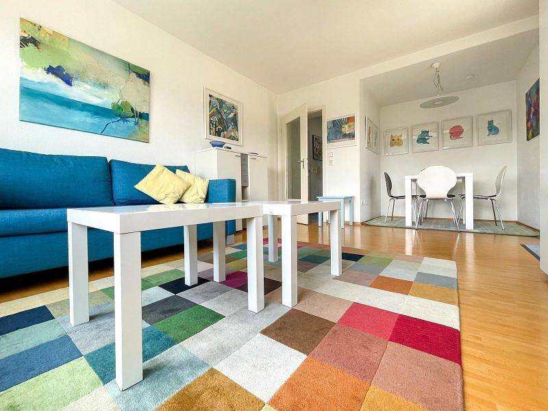 Ganze Ferienwohnung, Ferienwohnung Marie-José Löwe - 1-Zimmer-Apartment, Seesicht, Balkon, Og, 35 qm in Hemmenhofen, Gaienhofen