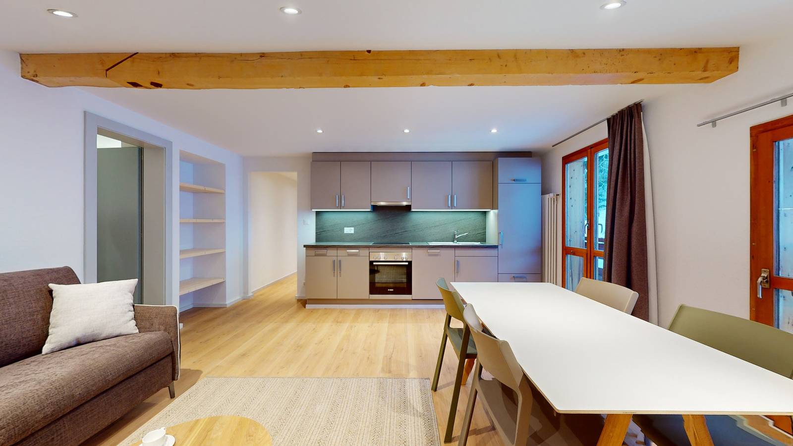 Ganze Wohnung, Chalet de l'Ours Authentic Appart. Chambésy 6 pers in Les Agettes, Walliser Alpen