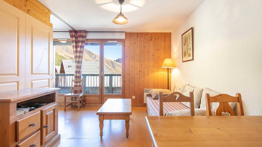 Location de vacances pour 4 personnes, avec balcon à Saint-Sorlin-d'Arves