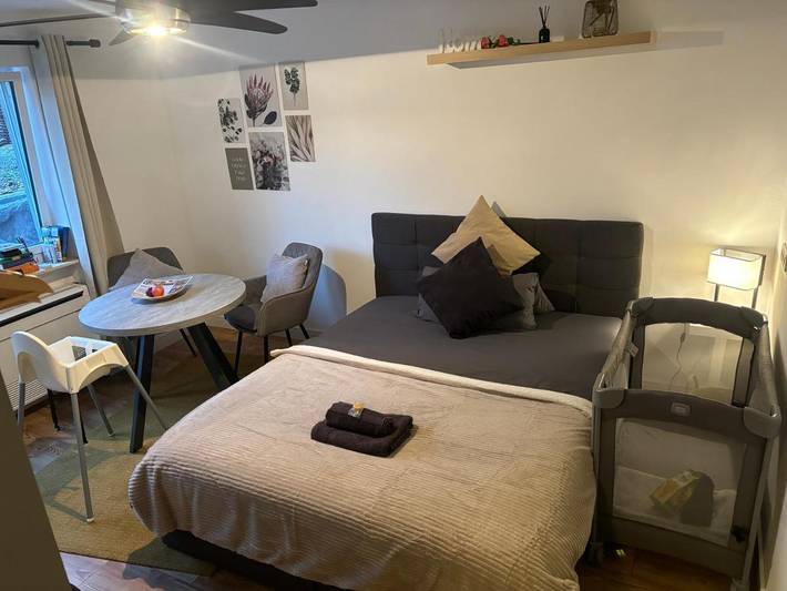 Ferienwohnung für 3 Personen, mit Balkon und Terrasse sowie Ausblick in Birkenau - 2
