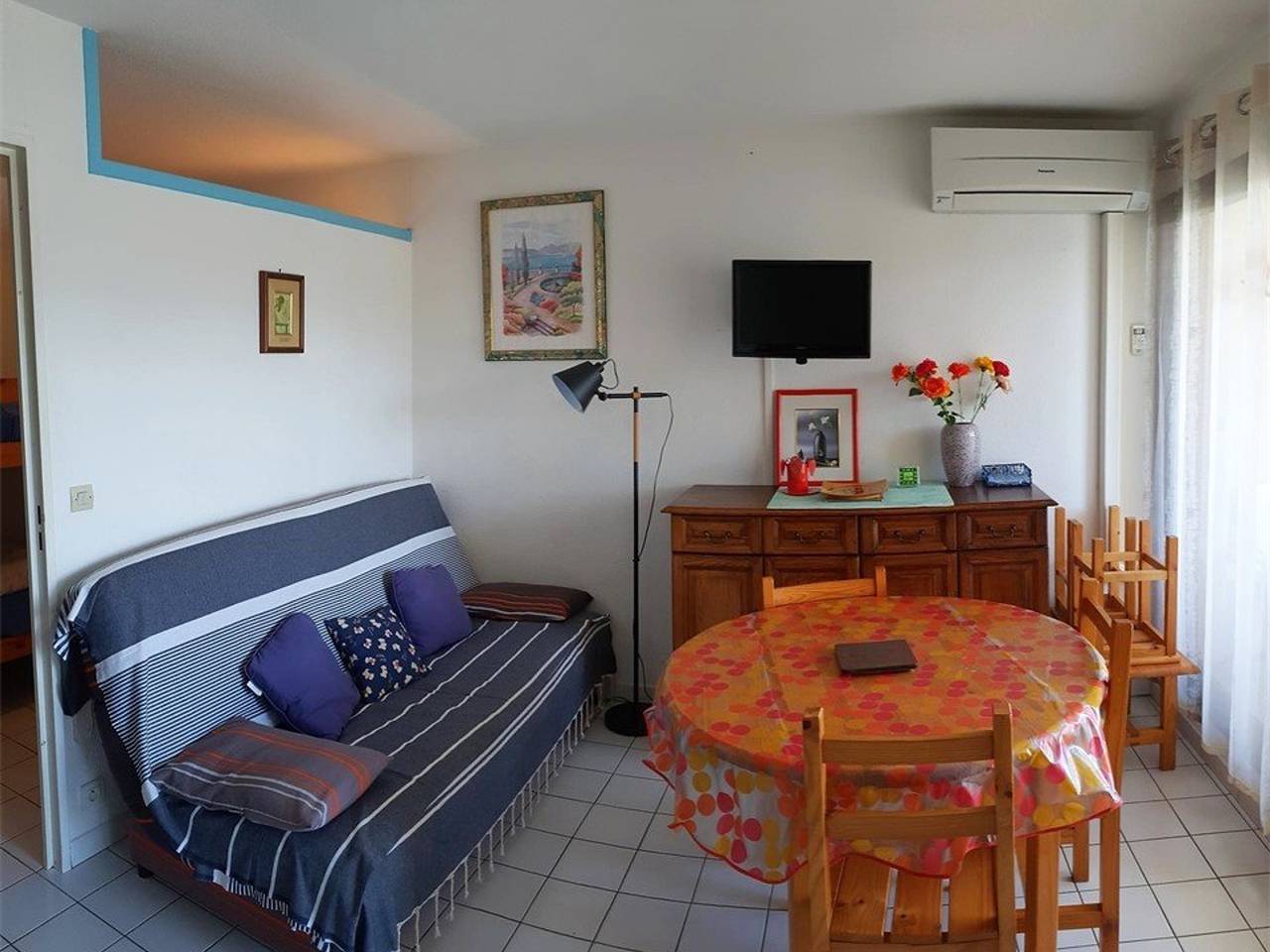 Appartement entier, Appartement 2 Pièces Cabine 6 Pers. près Plage - Parking, Climatisation in Côte Vermeille, Argelès-sur-Mer