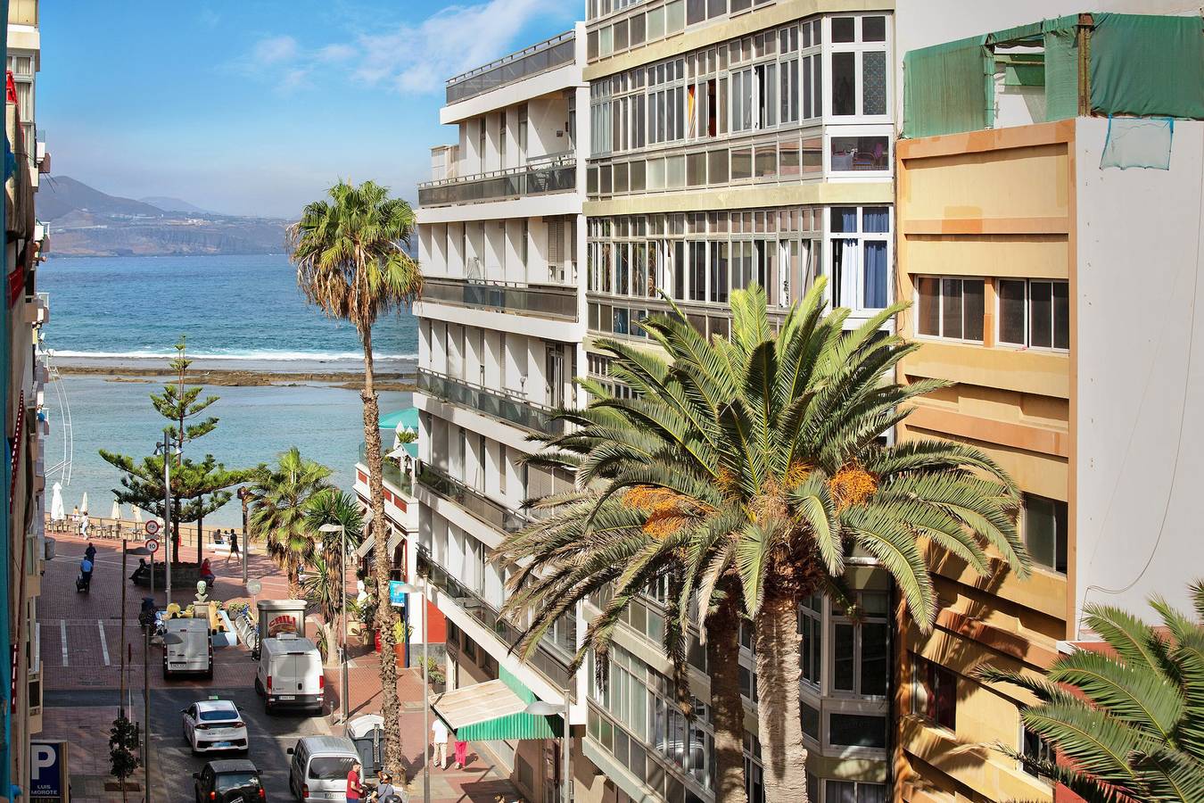 Casa de vacaciones 'Beach Studio Apartment Canteras' con vistas al mar y Wi-Fi in Las Palmas de Gran Canaria Centre, Las Palmas de Gran Canaria
