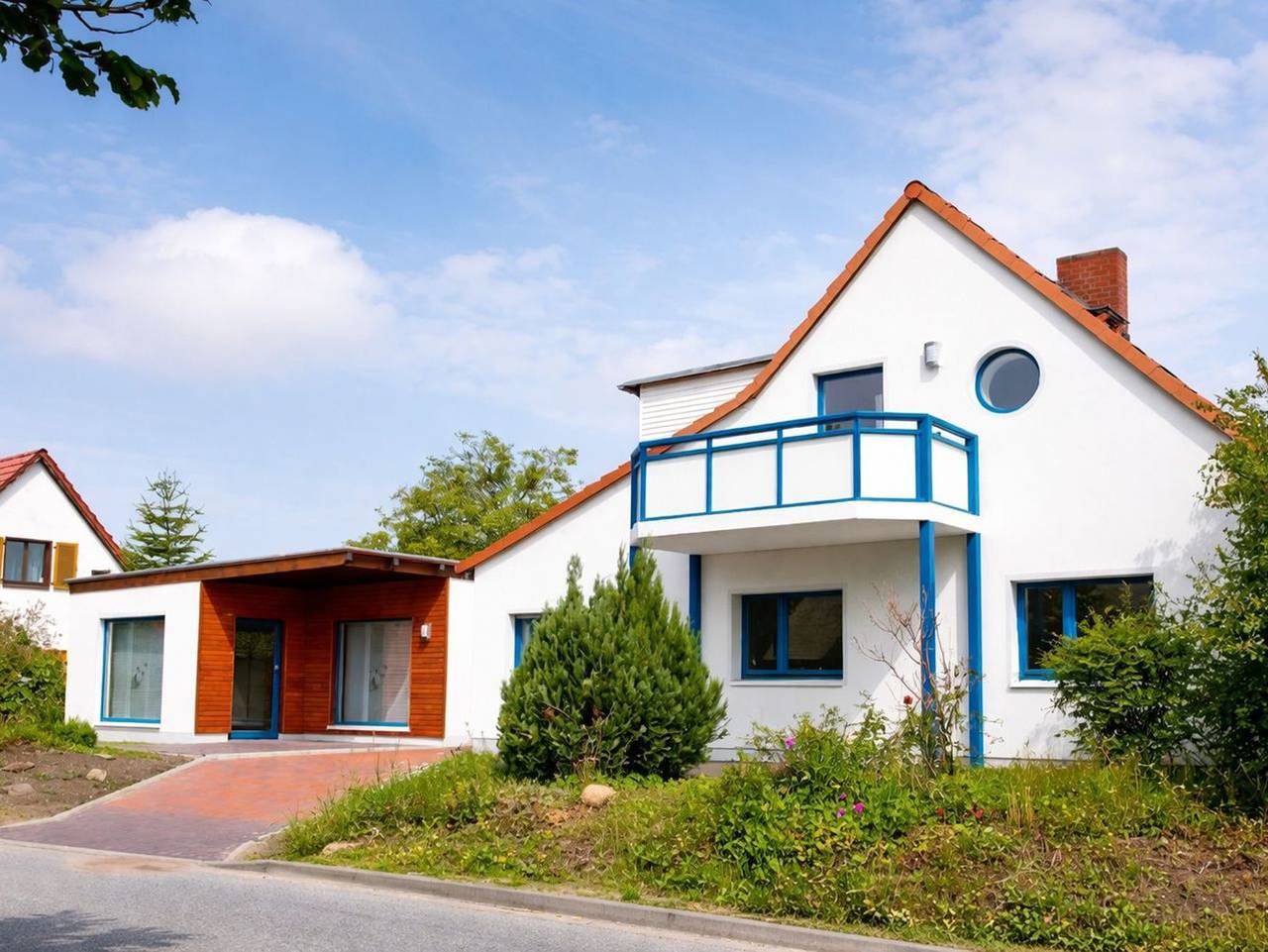 Ganze Ferienwohnung, Bungalow Rugia Breege - mit Garten, Hunde erlaubt - Bungalow Rugia in Breege für 4 Personen mit Garten, Parkplatz und Grill in Breege, Rügen
