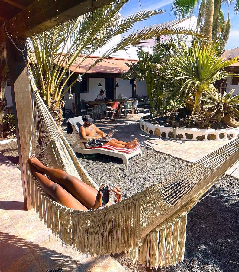 Tent with shared bathroom. in Villaverde, La Oliva