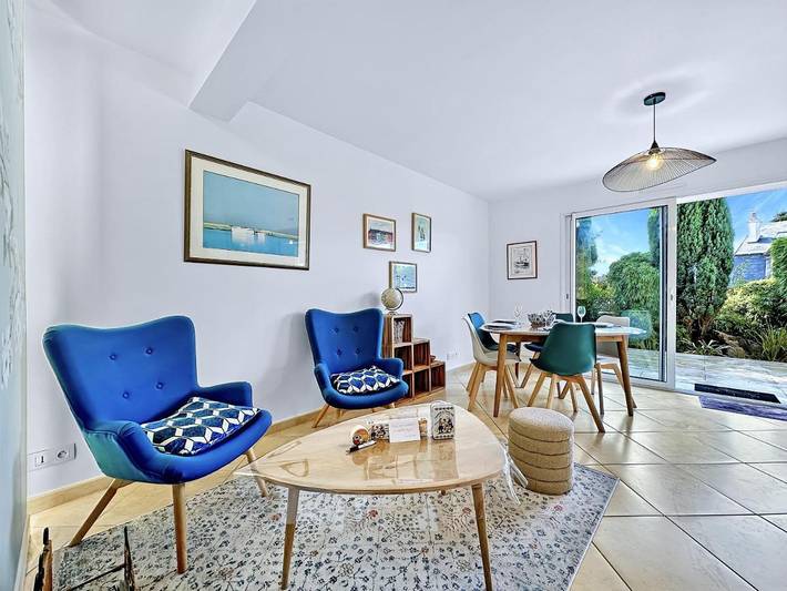 Location de vacances pour 5 personnes, avec jardin dans Plage du Moulin Blanc