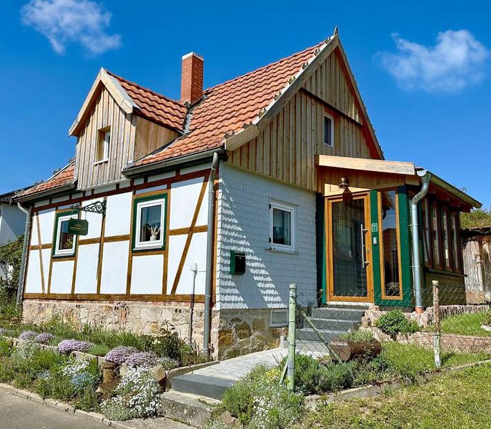 Ferienhaus für 2 Personen, mit Garten und Ausblick in Jesberg